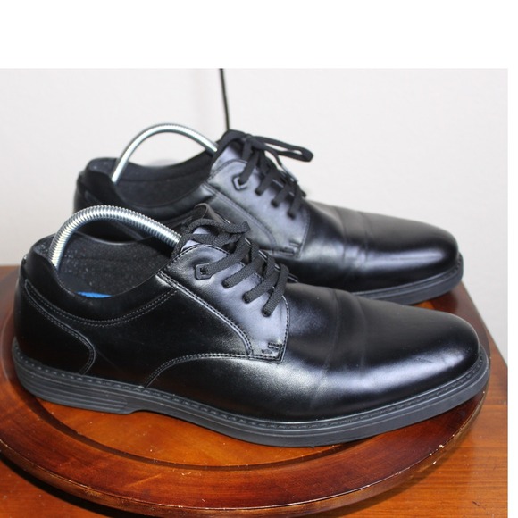 Nunn Bush Wade Work‎ Plain Toe Shoes Classic Oxford Style Comfort MensShoes 12 M - Picture 6 of 10